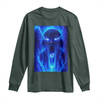 Six Seven Energy Overload Graphic Long Sleeve Shirt 67 Mason Kid Analog Horror Meme - Wonder Print Shop