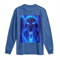 Six Seven Energy Overload Graphic Long Sleeve Shirt 67 Mason Kid Analog Horror Meme - Wonder Print Shop