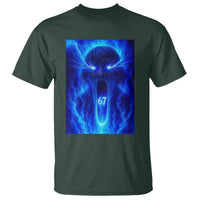 Six Seven Energy Overload Graphic T Shirt 67 Mason Kid Analog Horror Meme - Wonder Print Shop