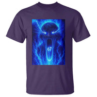 Six Seven Energy Overload Graphic T Shirt 67 Mason Kid Analog Horror Meme - Wonder Print Shop