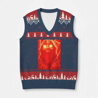 Mason 67 Devil Edit Graphic V-Neck Knit Sweater Vest Viral 6 7 Possession Six Seven Meme - Wonder Print Shop