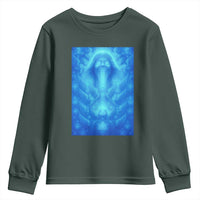 Divine 67 Meme Youth Sweatshirt Celestial Mason 6 7 Spiritual Six Seven Angelcore - Wonder Print Shop