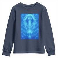 Divine 67 Meme Youth Sweatshirt Celestial Mason 6 7 Spiritual Six Seven Angelcore - Wonder Print Shop