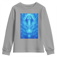 Divine 67 Meme Youth Sweatshirt Celestial Mason 6 7 Spiritual Six Seven Angelcore - Wonder Print Shop