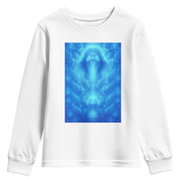 Divine 67 Meme Youth Sweatshirt Celestial Mason 6 7 Spiritual Six Seven Angelcore - Wonder Print Shop