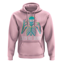 Lets Get Sendy Skeleton Hoodie Full Send Vibes Glowcore - Wonder Print Shop