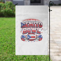 I’m Here for the Benito Bowl Garden Flag Funny Music Fan Football Game Day