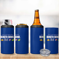 I'm Just Here for the Benito Bowl Funny Puerto Rican Game Day 4 in 1 Can Cooler Tumbler Plantains Chairs and Flag Music Fans