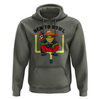 Benito Bowl Coquí Frog Football Hoodie Funny Puerto Rico Flag Game Day Music Fans