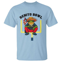 Benito Bowl Coquí Frog Football T Shirt Funny Puerto Rico Flag Game Day Music Fans