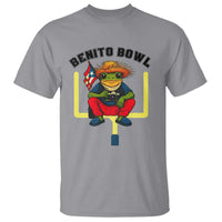 Benito Bowl Coquí Frog Football T Shirt Funny Puerto Rico Flag Game Day Music Fans