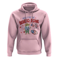Here for the Benito Bowl 2026 Coquí Frog Hoodie Puerto Rican Funny Football Music Fans