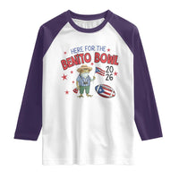Here for the Benito Bowl 2026 Coquí Frog Raglan Shirt Puerto Rican Funny Football Music Fans