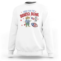 Here for the Benito Bowl 2026 Coquí Frog Sweatshirt Puerto Rican Funny Football Music Fans