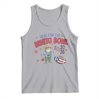 Here for the Benito Bowl 2026 Coquí Frog Tank Top Puerto Rican Funny Football Music Fans