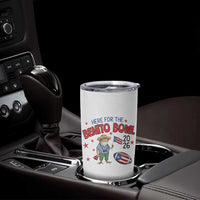 Here for the Benito Bowl 2026 Coquí Frog Tumbler Cup Puerto Rican Funny Football Music Fans