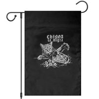 Chinga La Migra Protest Cat Garden Flag Spanish Resistance Against Ice