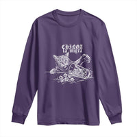Chinga La Migra Protest Cat Long Sleeve Shirt Spanish Resistance Against Ice