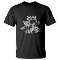 Chinga La Migra Protest Cat T Shirt Spanish Resistance Against Ice