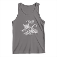 Chinga La Migra Protest Cat Tank Top Spanish Resistance Against Ice
