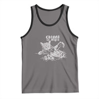 Chinga La Migra Protest Cat Tank Top Spanish Resistance Against Ice