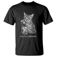 No Ice Please Realistic Angry Cat Graphic T Shirt Resistance Against Ice Protest