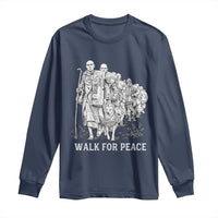 Walk for Peace Walking Monks and Aloka the Dog Long Sleeve Shirt Buddhist Mindfulness Spiritual Religious Faith