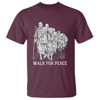 Walk for Peace Walking Monks and Aloka the Dog T Shirt Buddhist Mindfulness Spiritual Religious Faith