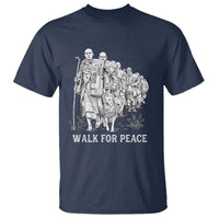 Walk for Peace Walking Monks and Aloka the Dog T Shirt Buddhist Mindfulness Spiritual Religious Faith