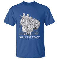 Walk for Peace Walking Monks and Aloka the Dog T Shirt Buddhist Mindfulness Spiritual Religious Faith
