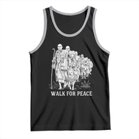 Walk for Peace Walking Monks and Aloka the Dog Tank Top Buddhist Mindfulness Spiritual Religious Faith