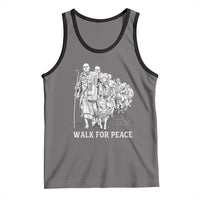 Walk for Peace Walking Monks and Aloka the Dog Tank Top Buddhist Mindfulness Spiritual Religious Faith