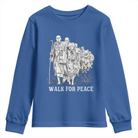 Walk for Peace Walking Monks and Aloka the Dog Youth Sweatshirt Buddhist Mindfulness Spiritual Religious Faith