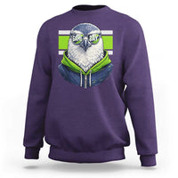 Cool Hawk Wearing Hoodie Graphic Sweatshirt Game Day Swagger