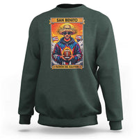 Funny San Benito Patron del Halftime Sweatshirt Bowl 2026 Puerto Rican Football Music Fan