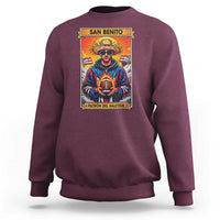 Funny San Benito Patron del Halftime Sweatshirt Bowl 2026 Puerto Rican Football Music Fan