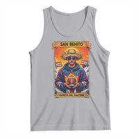 Funny San Benito Patron del Halftime Tank Top Bowl 2026 Puerto Rican Football Music Fan