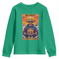 Funny San Benito Patron del Halftime Youth Sweatshirt Bowl 2026 Puerto Rican Football Music Fan