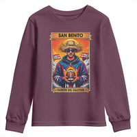 Funny San Benito Patron del Halftime Youth Sweatshirt Bowl 2026 Puerto Rican Football Music Fan