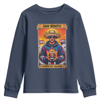 Funny San Benito Patron del Halftime Youth Sweatshirt Bowl 2026 Puerto Rican Football Music Fan