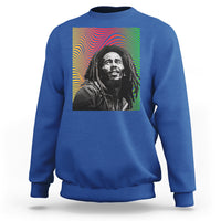 Legend Bob Sweatshirt One Love The Reggae Vintage Graphic - Wonder Print Shop