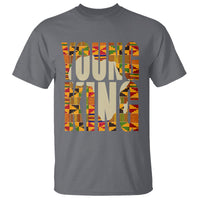 African Kente T Shirt Young King for Boys Men - Wonder Print Shop