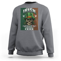 Irish Skull Sweatshirt Irish To The Born - Wonder Print Shop