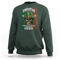 Irish Skull Sweatshirt Irish To The Born - Wonder Print Shop
