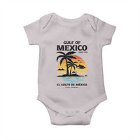 Gulf of Mexico Forever Since 1550 Baby Onesie Golfo De Mexico Para Siempre Retro Beach
