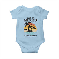 Gulf of Mexico Forever Since 1550 Baby Onesie Golfo De Mexico Para Siempre Retro Beach