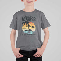 Gulf of Mexico Forever Since 1550 T Shirt For Kid Golfo De Mexico Para Siempre Retro Beach