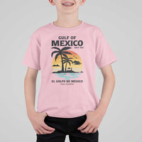 Gulf of Mexico Forever Since 1550 T Shirt For Kid Golfo De Mexico Para Siempre Retro Beach