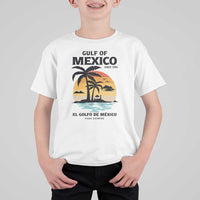 Gulf of Mexico Forever Since 1550 T Shirt For Kid Golfo De Mexico Para Siempre Retro Beach