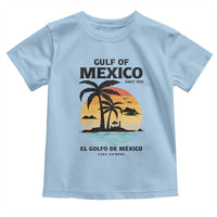 Gulf of Mexico Forever Since 1550 Toddler T Shirt Golfo De Mexico Para Siempre Retro Beach